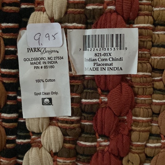 Park Designs Placemat Made in India - Picture 4 of 4